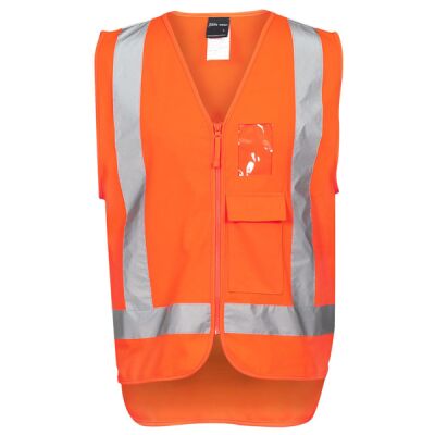  Hi Vis Zip (D+N) TTMC-W Vest Thumbnail