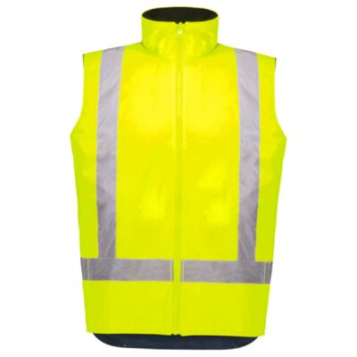  Unisex Hi Vis Waterproof Reversible Vest Thumbnail