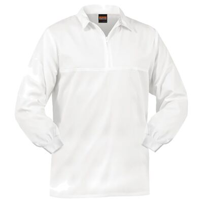 Jerkin Workzone 240gsm Polycotton Food Industry Zip White Thumbnail