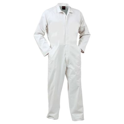 Overall Workzone Lightweight Polycotton Food Industry Zip White Thumbnail