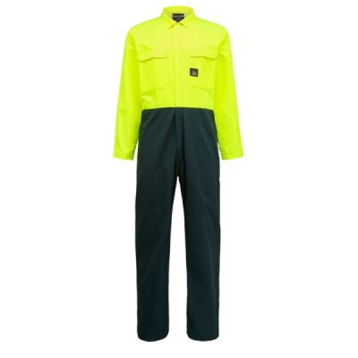 DAY ONLY POLYCOTTON HI-VIS ZIP OVERALL Thumbnail