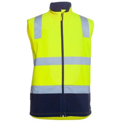 Hi Vis (D+N) Three Layer Softshell Vest Thumbnail
