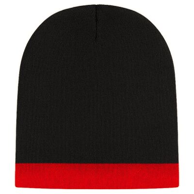 Roll Down Two Tone Acrylic Beanie Thumbnail