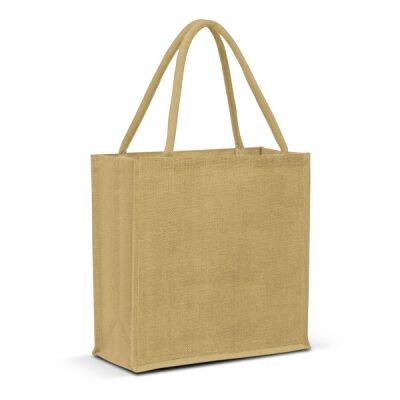 Monza Jute Tote Bag - Colour Match Thumbnail