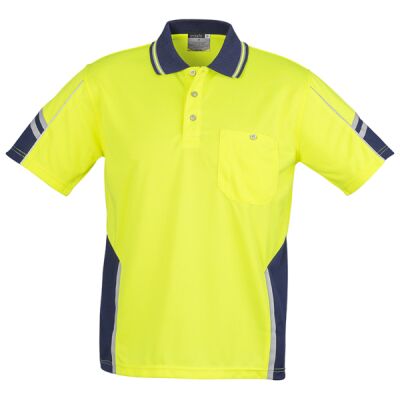 Mens Hi Vis Squad S/S Polo Thumbnail