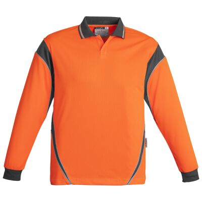Mens Hi Vis Aztec Polo - Long Sleeve Thumbnail
