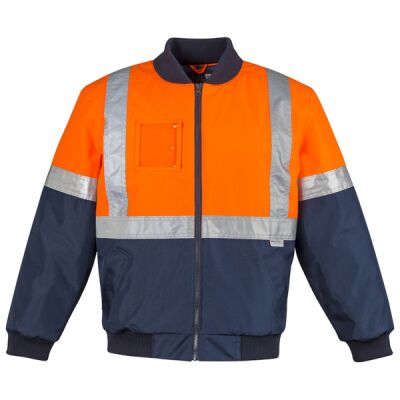 Mens Hi Vis Quilted Flying Jacket Thumbnail