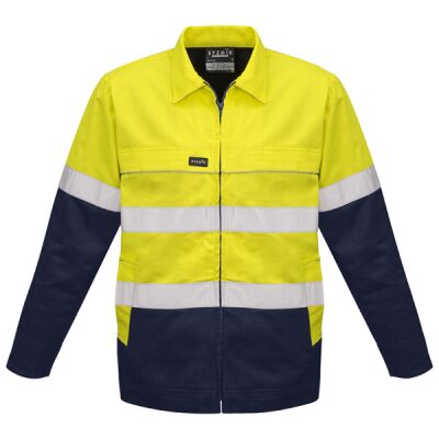 Mens Hi Vis Cotton Drill Jacket Thumbnail