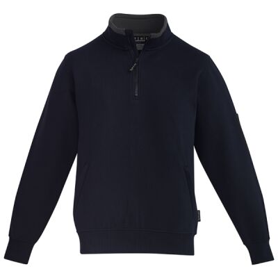 Mens 1/4 Zip Brushed Fleece Pullover Thumbnail