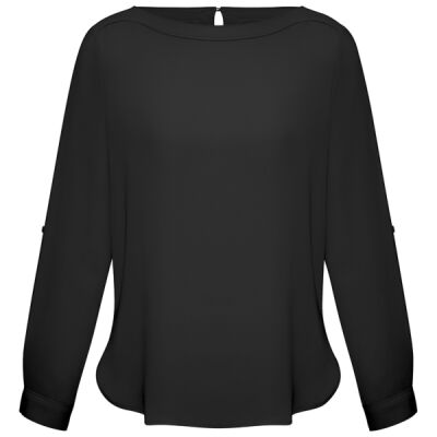 Ladies Madison Boatneck Blouse Thumbnail